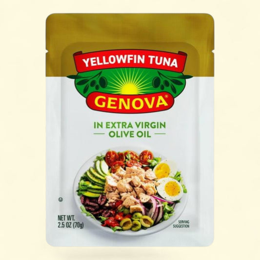 Genova Yellowfin Tuna in Extra Virgin Olive, 2.5 oz