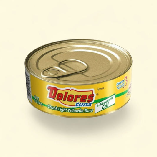 Dolores Tuna, Chunk Light Yellowfin Tuna in Vegetable Oil, 5 oz — authentic US product shipped worldwide by Treatspree