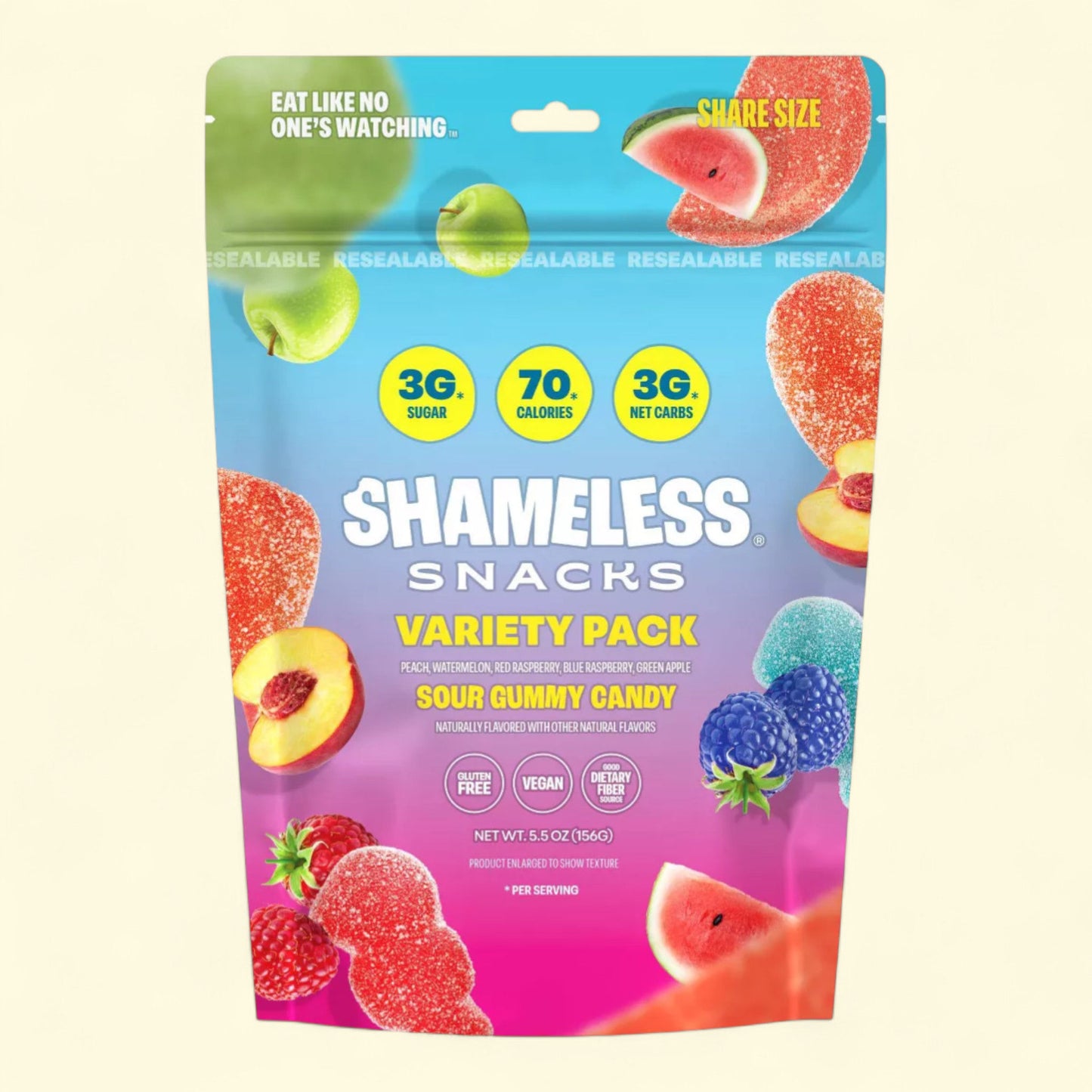 Shameless Snacks Variety Pack Candy, 5.5oz