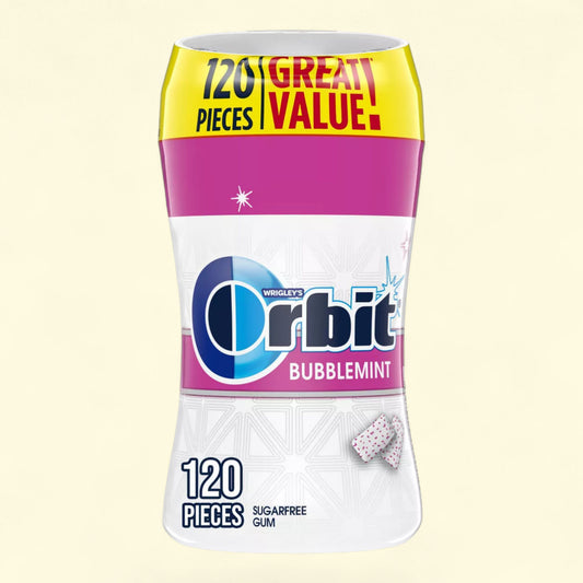 Orbit Bubblemint Gum, 120ct