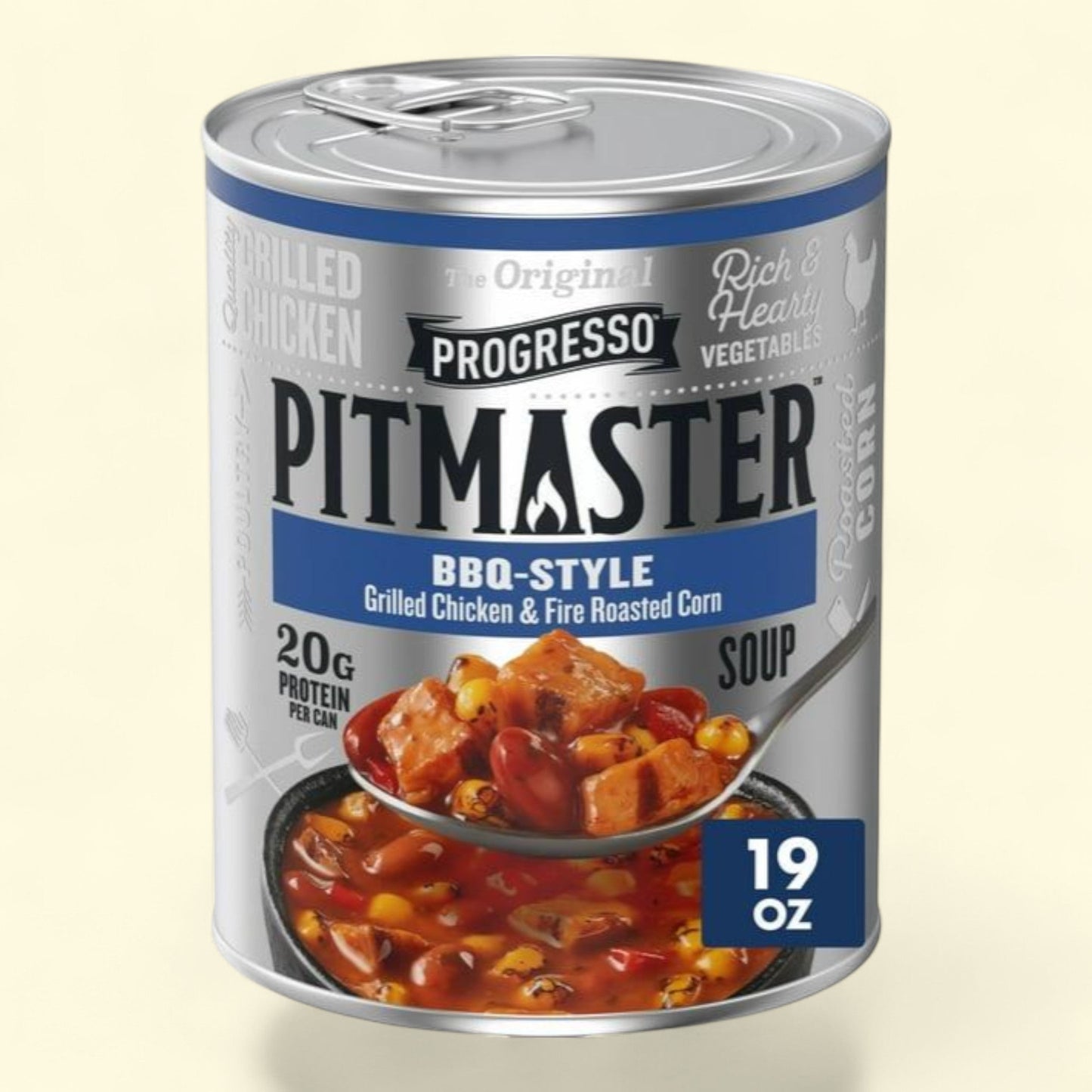 Progresso Pitmaster BBQ Style, Grilled Chicken and Fire Roasted Corn Soup, 19 oz