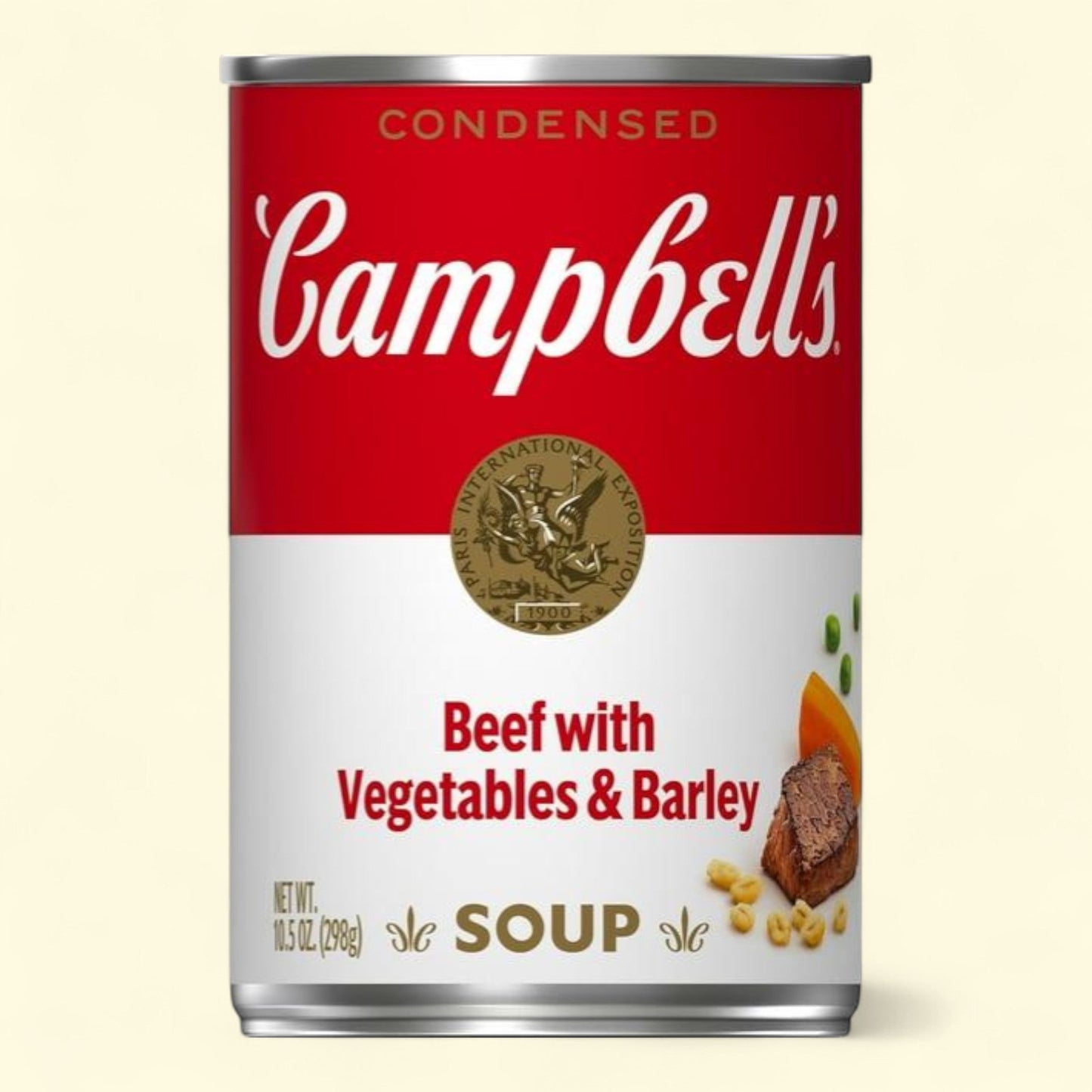 Campbell's Beef Soup with Vegetables and Barley, 10.5 oz Can