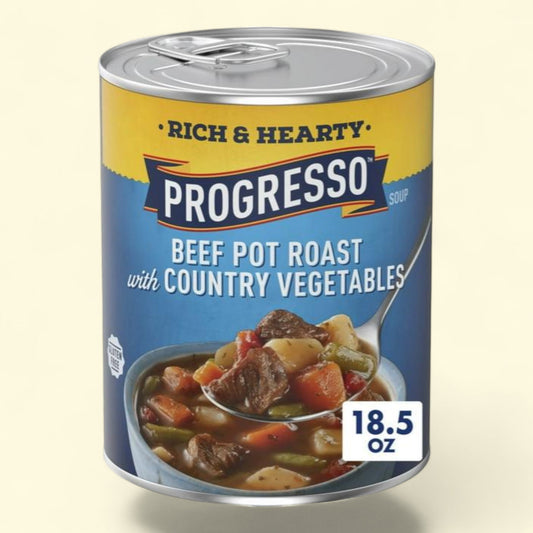 Progresso Beef Pot Roast with Country Vegetables Canned Soup, 18.5 oz