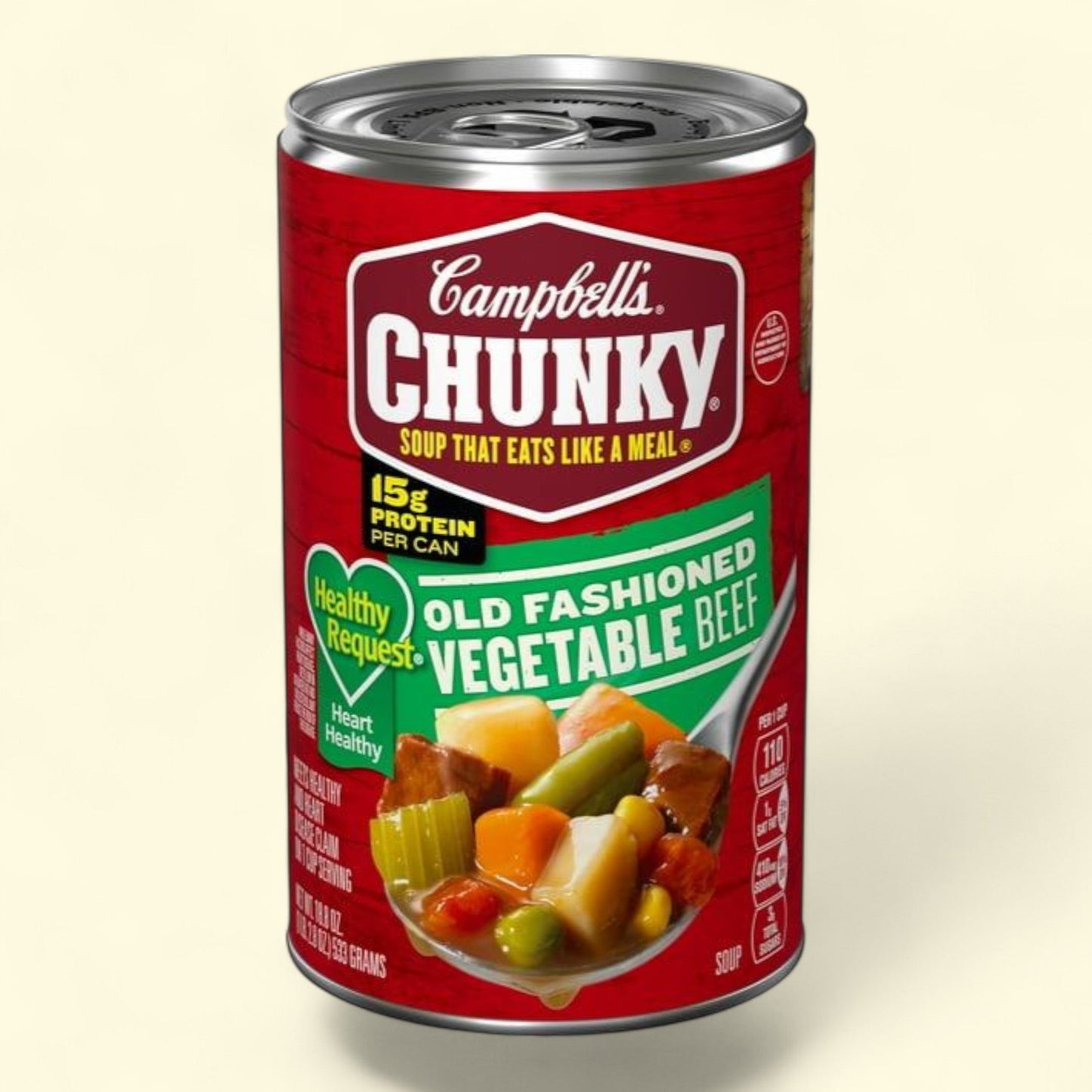 Campbell's Chunky Healthy Request Soup, Old Fashioned Vegetable Beef, 18.8 oz Can