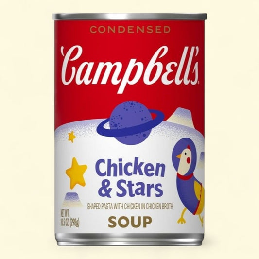Campbell's Kids Chicken and Stars Soup, 10.5 oz Can