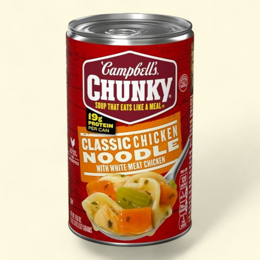 Campbell's Chunky Chicken Noodle Soup, 18.6 oz Can