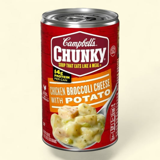 Campbell's Chunky Soup, Chicken Broccoli Cheese Soup, 18.8 oz Can