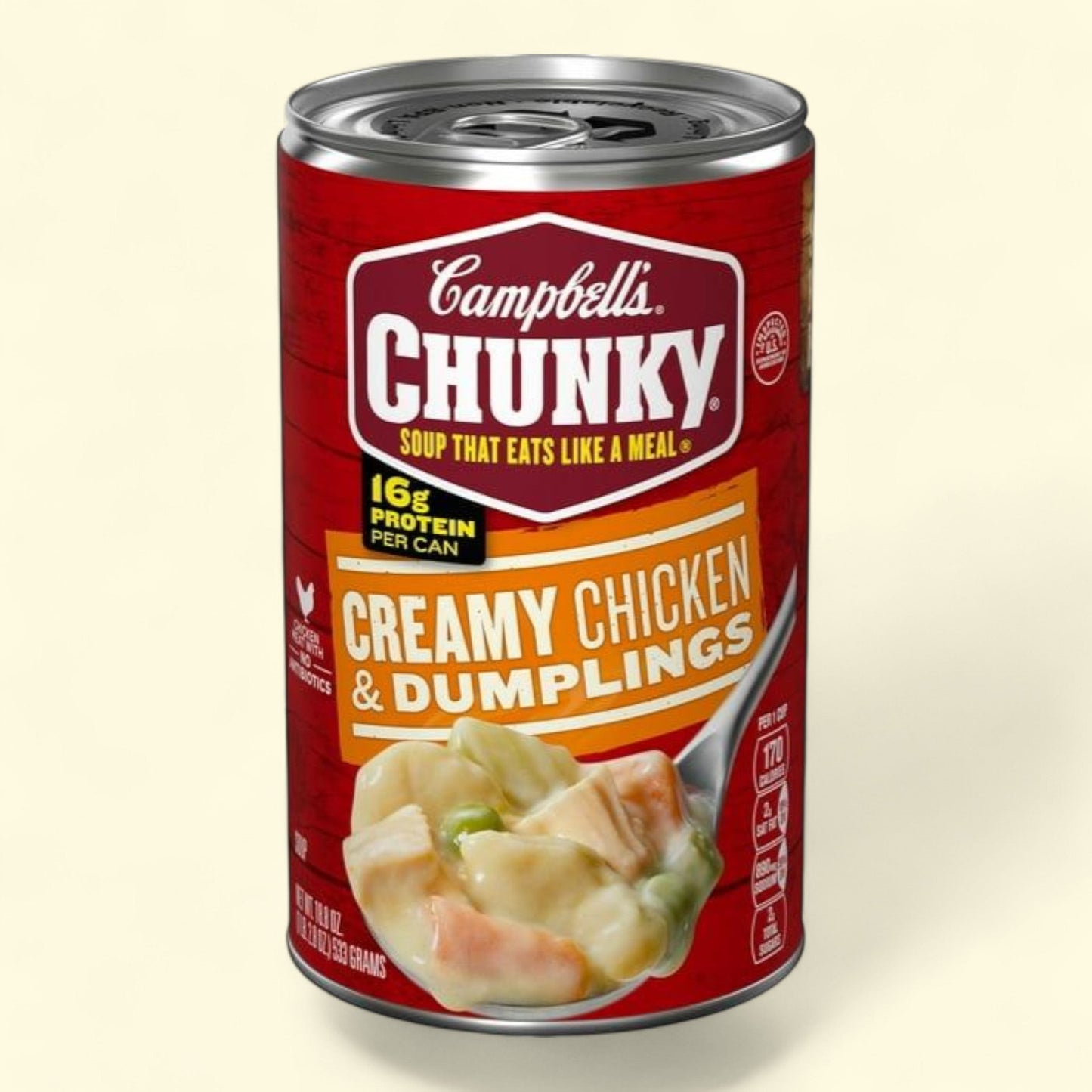 Campbell's Chunky Soup, Creamy Chicken and Dumplings, 18.8 oz Can