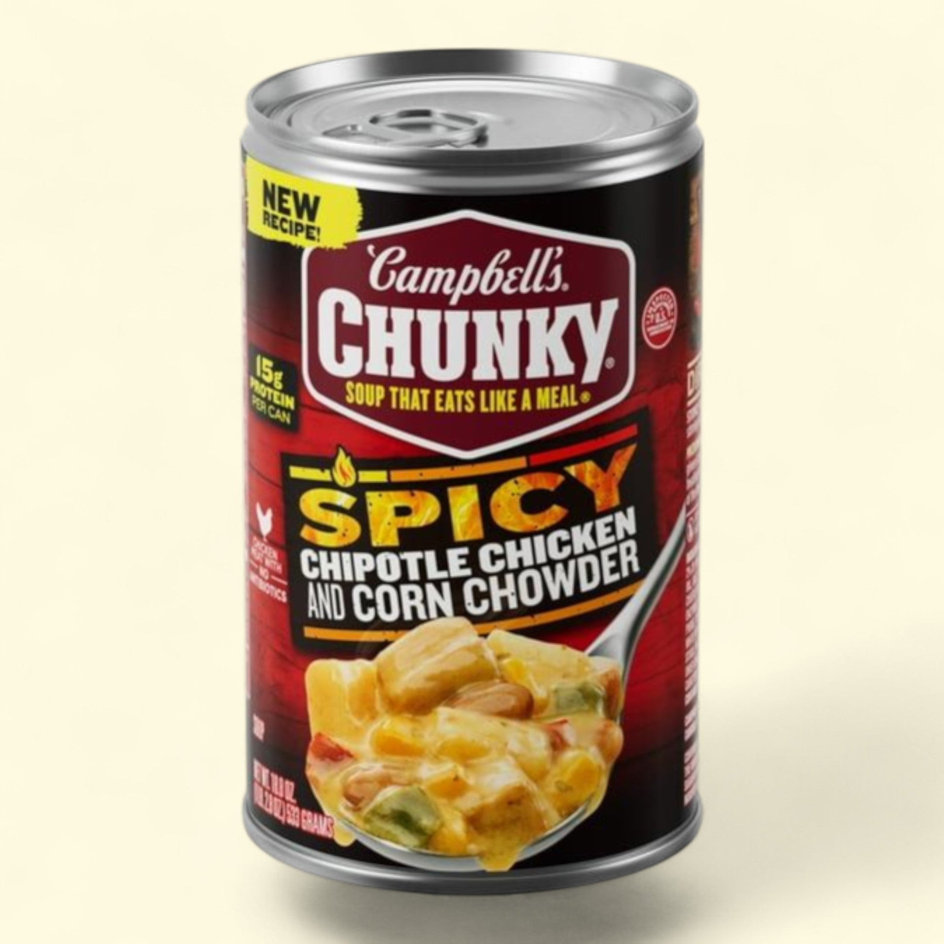 
Campbell's Chunky Soup, Chipotle Chicken Corn Chowder Soup, 18.8 oz Can
