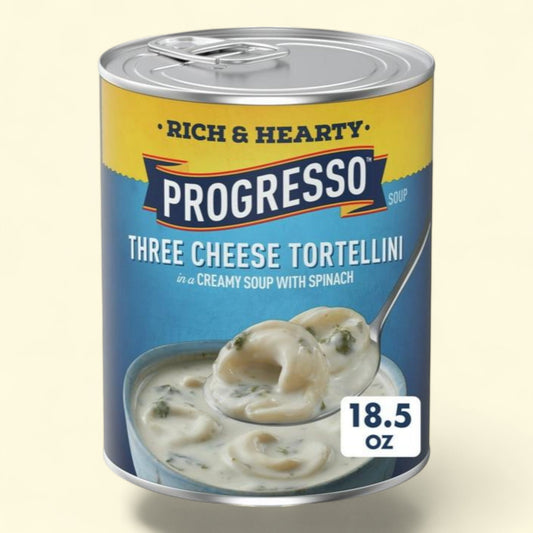 Rich & Hearty Progresso Three Cheese Tortellini