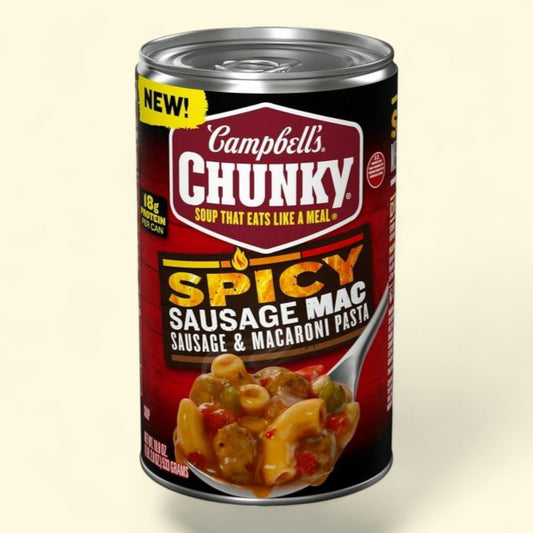 Campbell's Chunky Spicy Sausage Mac Soup, 18.8 oz