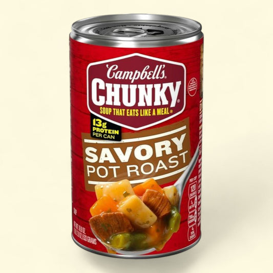 Campbell's Chunky Soup, Savory Pot Roast Soup, 18.8 oz.