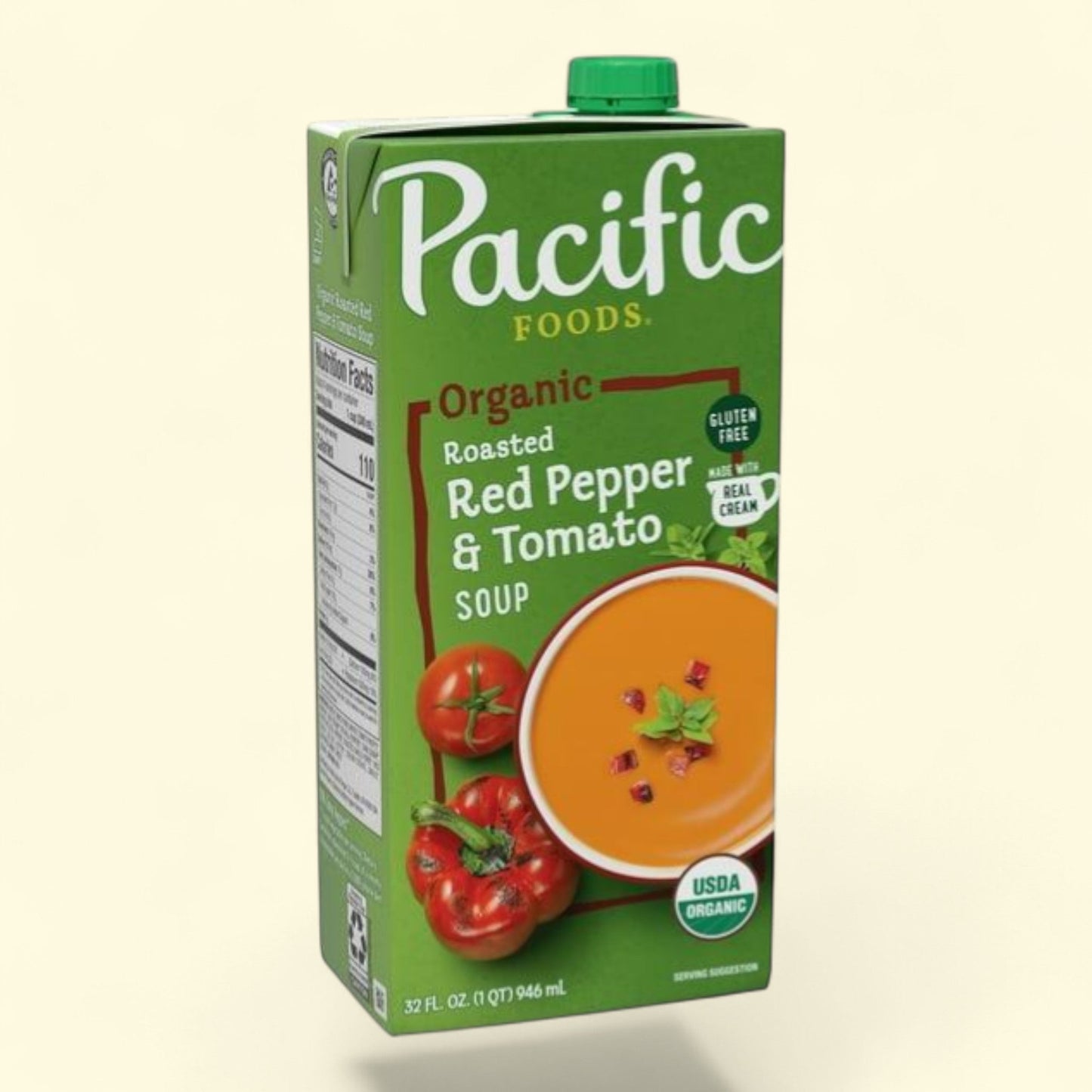 Pacific Foods Roasted Red Pepper and Tomato Soup, 32 oz