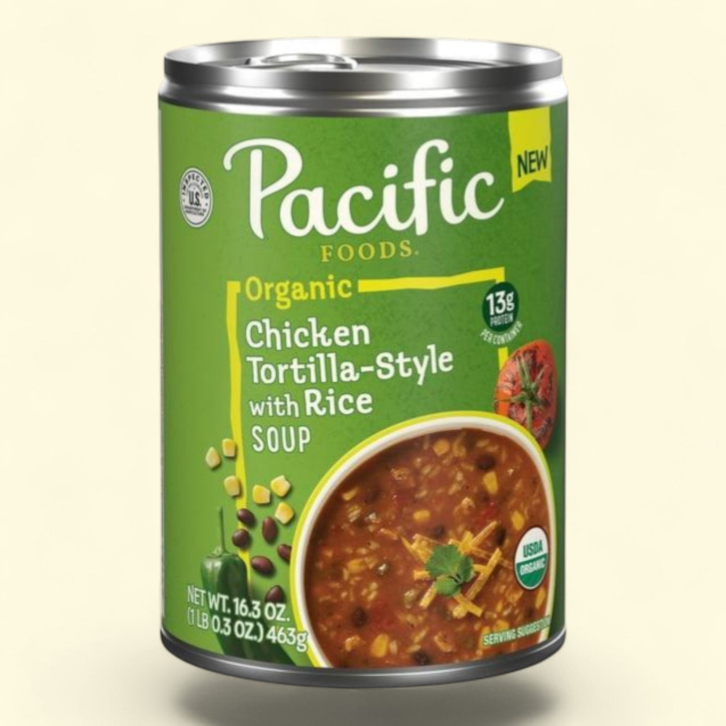 Pacific Foods Chicken Tortilla Soup, 16.3 oz Can