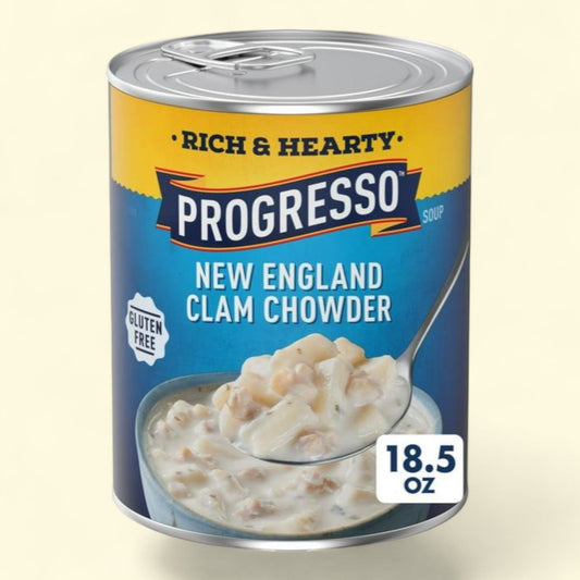 Progresso Clam Chowder Soup, 18.5 oz