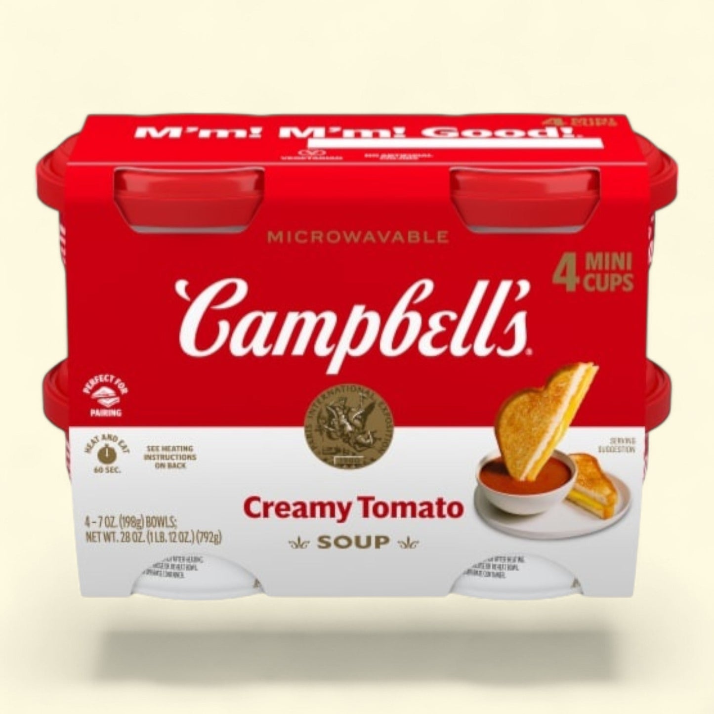 Campbell's Creamy Tomato Soup, 4 count 7 oz