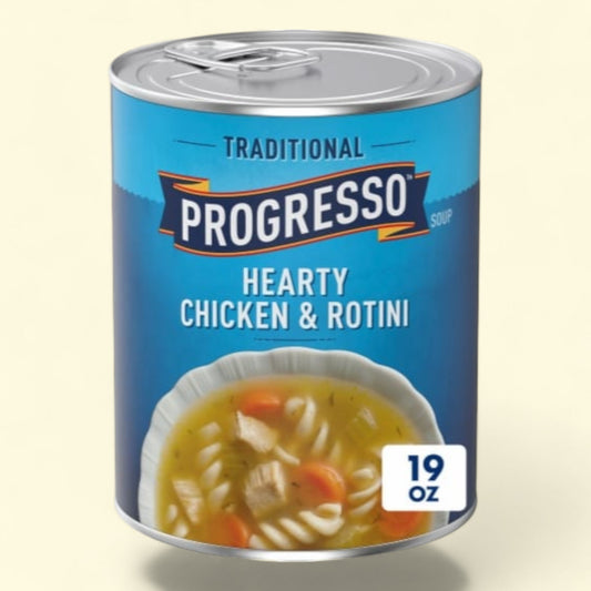Progresso Hearty Chicken & Rotini Soup, 19 oz