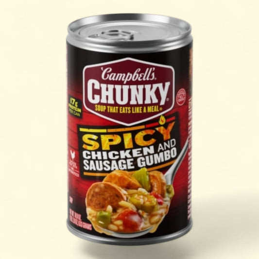 Campbell's Chunky Spicy Chicken & Sausage Gumbo Soup, 18.8 oz