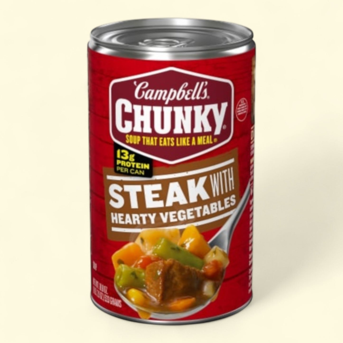 Campbell's Chunky Sirloin Steak with Hearty Vegetables Soup, 18.8 oz