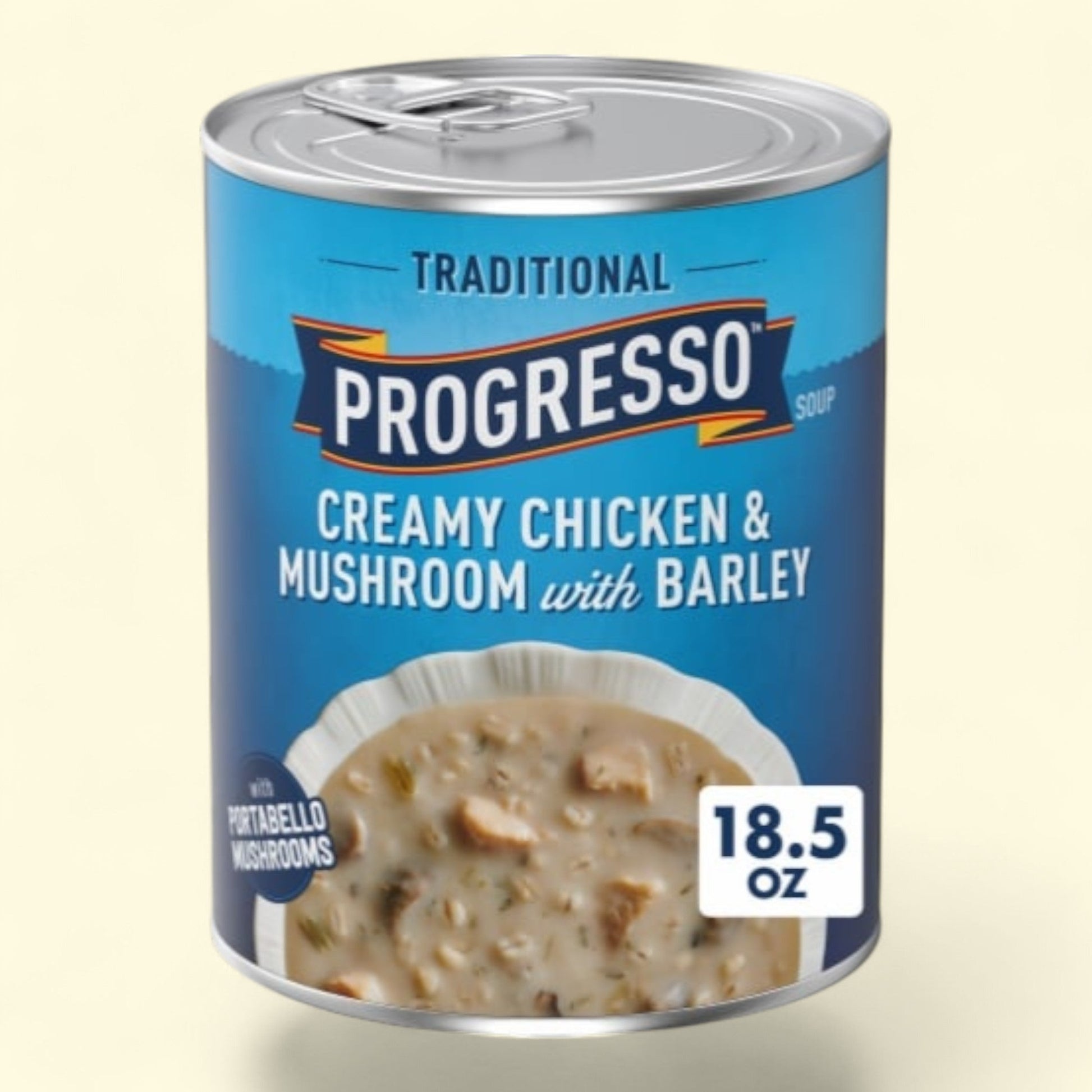 Progresso Creamy Chicken & Mushroom Soup, 18.5 oz — authentic US product shipped worldwide by Treatspree