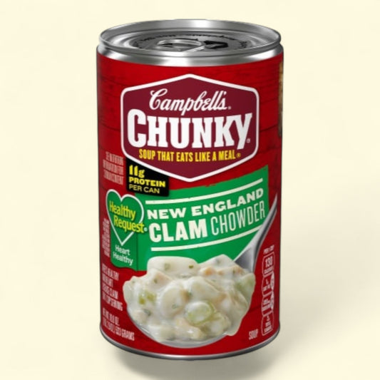 Campbell's Chunky Soup Healthy Request, New England Clam Chowder, 18.8 oz.