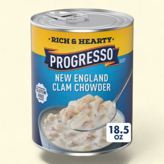 Progresso Rich & Hearty New England Clam Chowder, 18.5 oz.