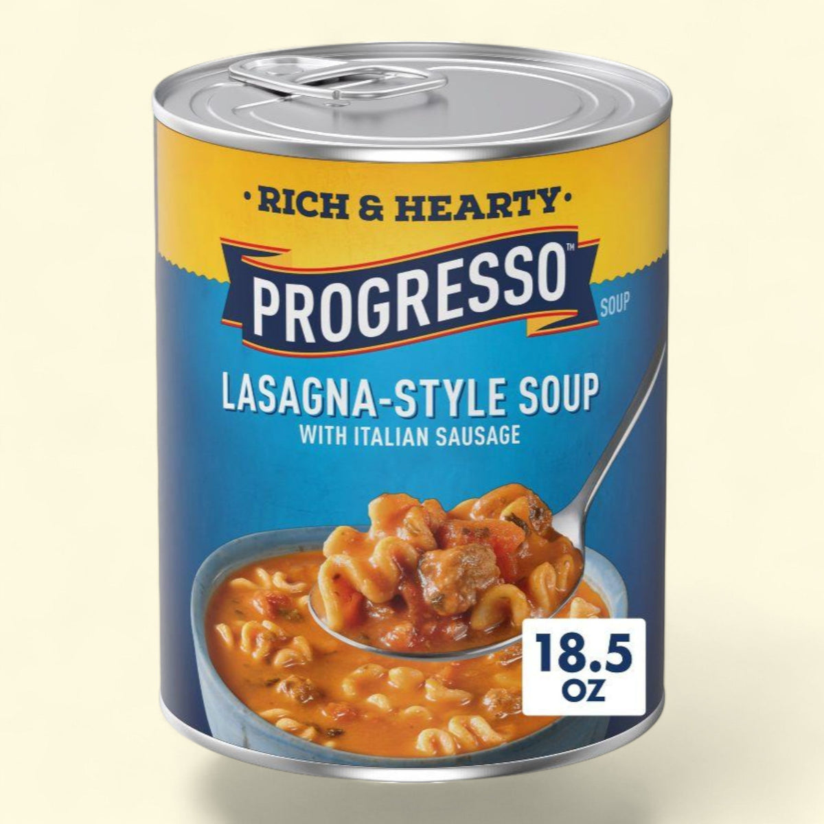 Progresso Lasagna-Style Soup with Italian Sausage, 18.5oz — authentic US product shipped worldwide by Treatspree