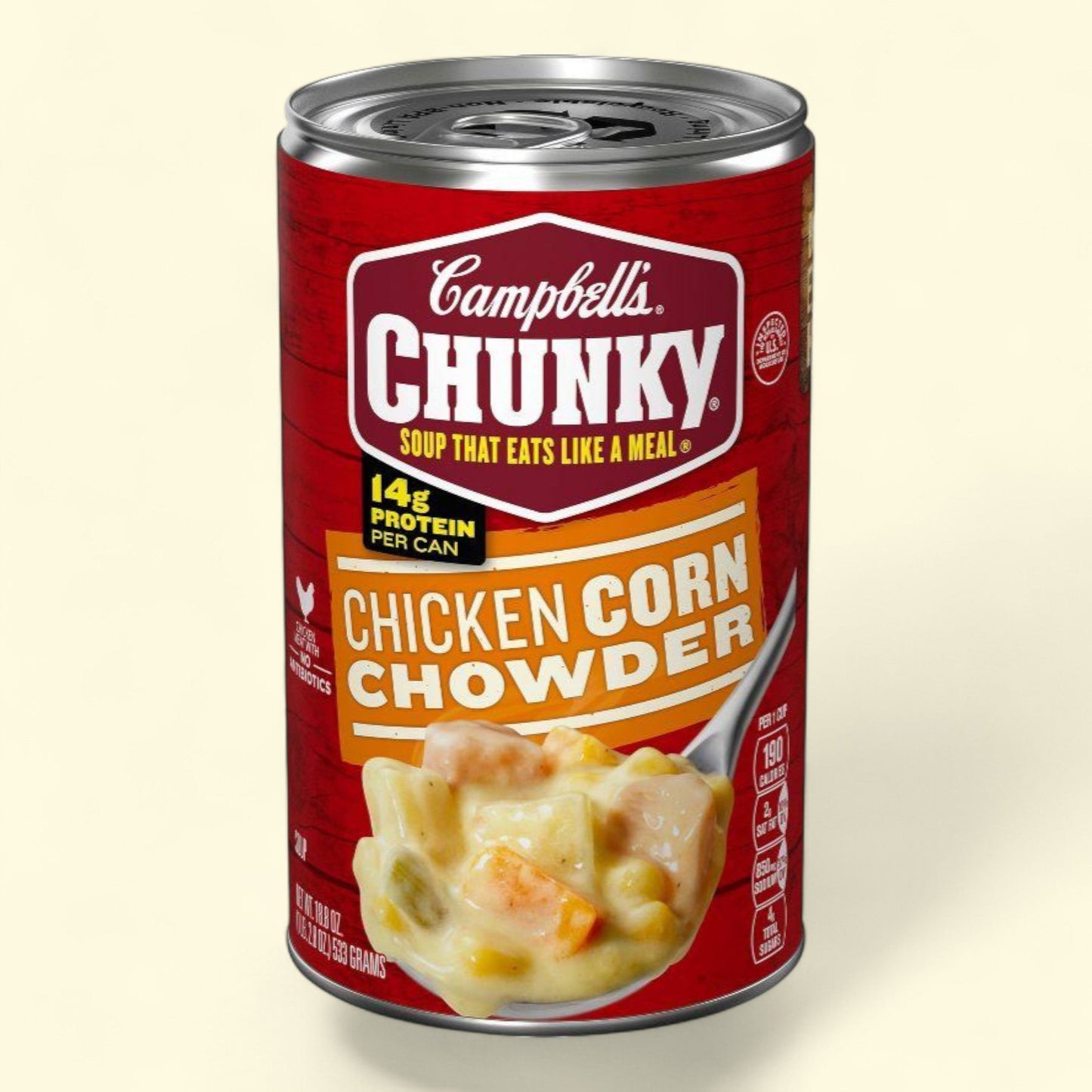 Campbell's Chunky Chicken Corn Chowder Soup, 18.8oz