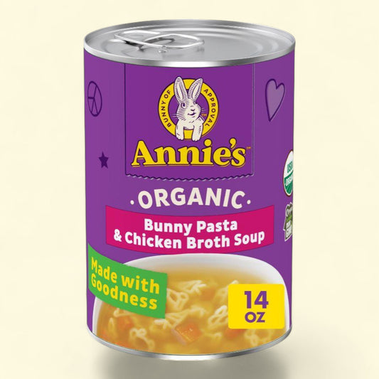 Annie's Organic Bunny Pasta & Chicken Broth Soup, 14oz