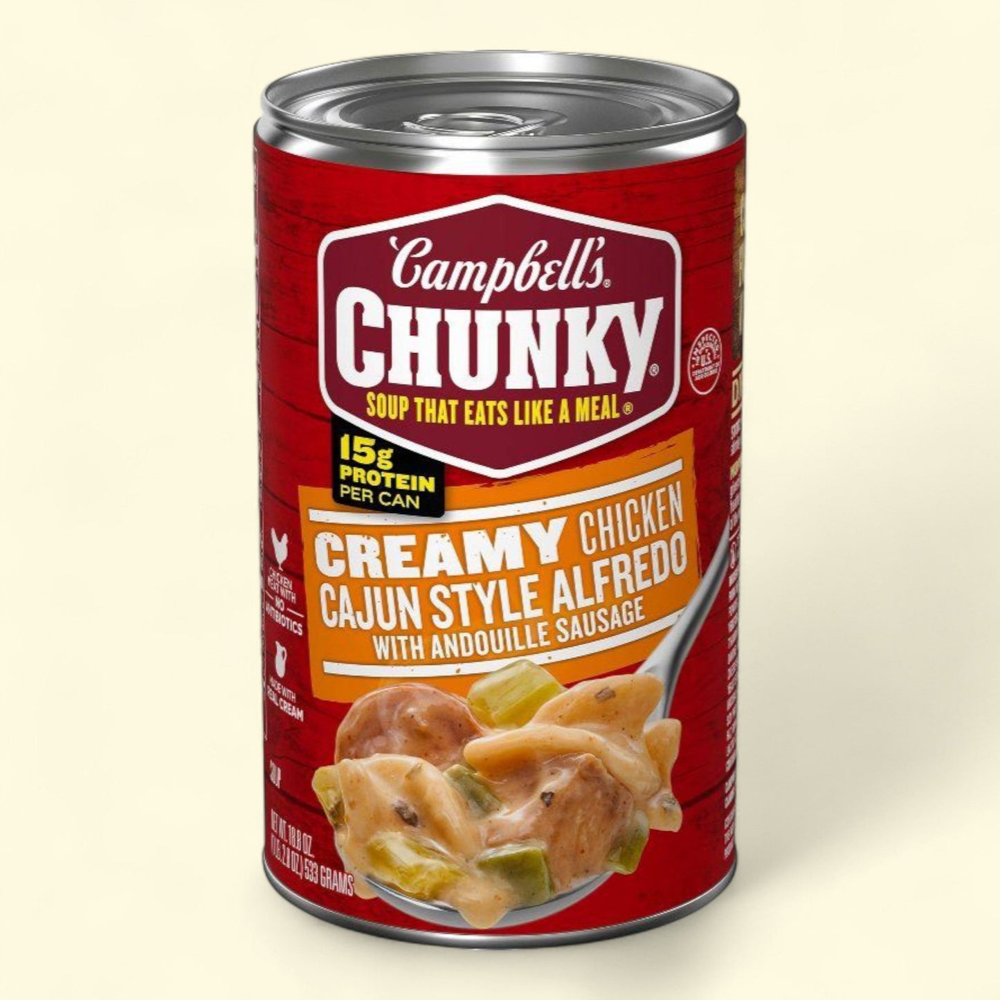 Campbell's Chunky Soup Creamy Chicken Cajun Alfredo, 18.8oz — authentic US product shipped worldwide by Treatspree