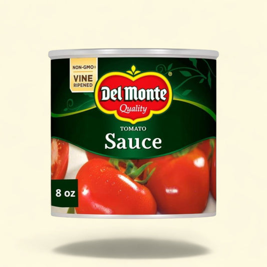 Del Monte Tomato Sauce, 8 oz Can — authentic US product shipped worldwide by Treatspree