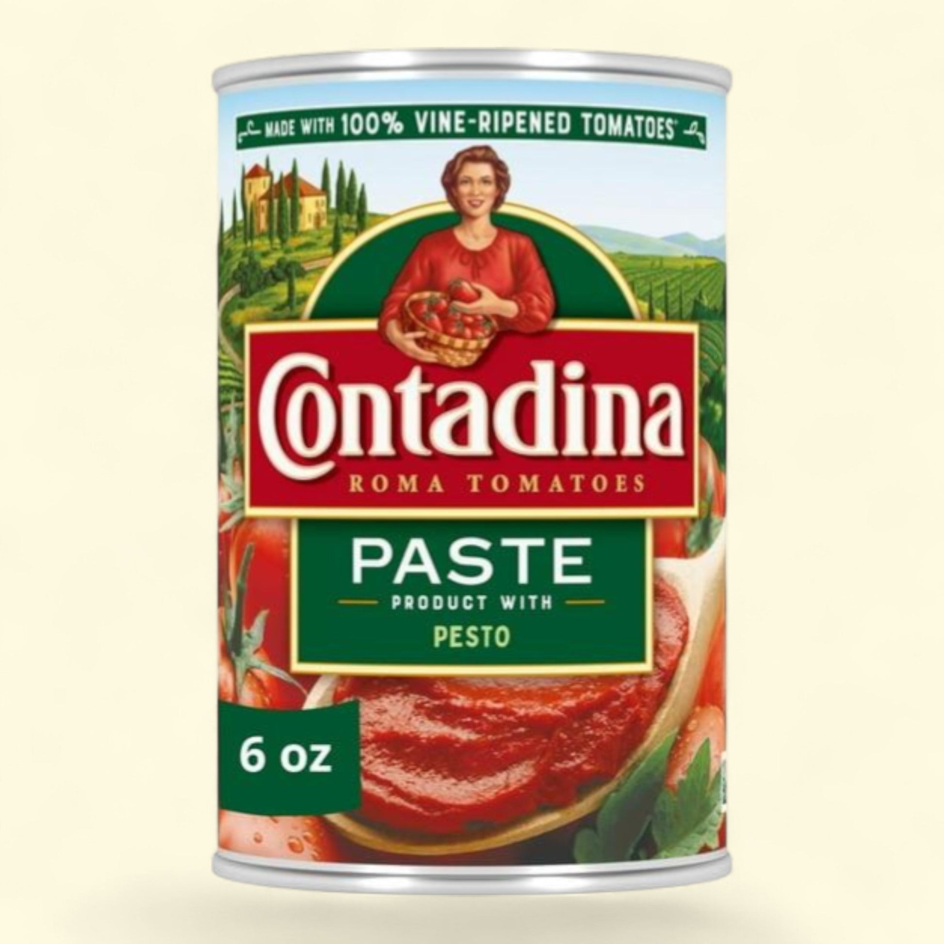 Contadina Tomato Paste with Pesto, 6 oz — authentic US product shipped worldwide by Treatspree