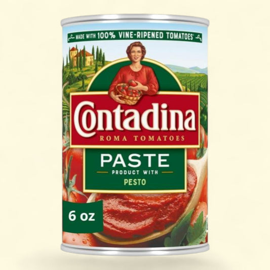Contadina Tomato Paste with Pesto, 6 oz — authentic US product shipped worldwide by Treatspree