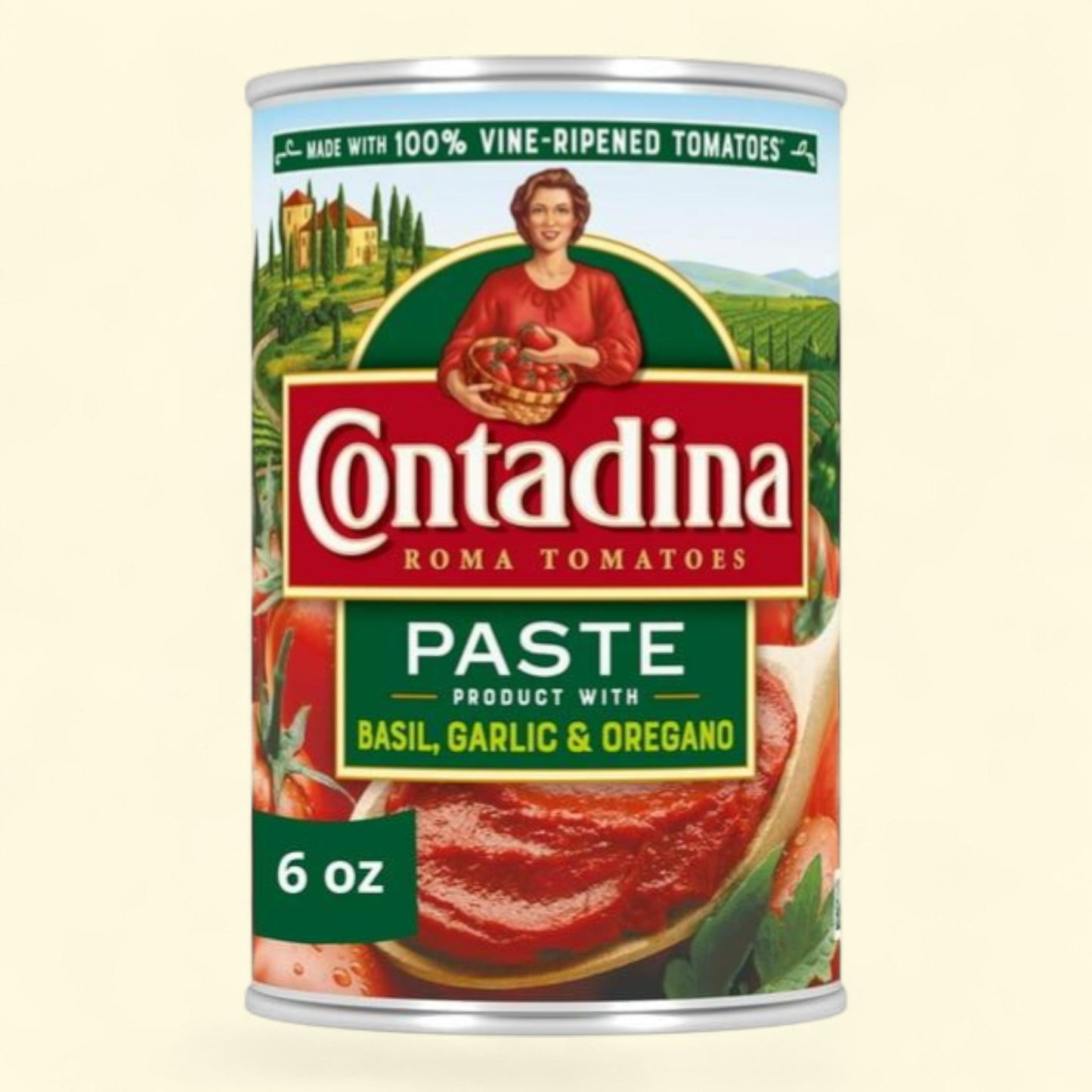 Contadina Tomato Paste with Italian Herbs, 6 oz — authentic US product shipped worldwide by Treatspree