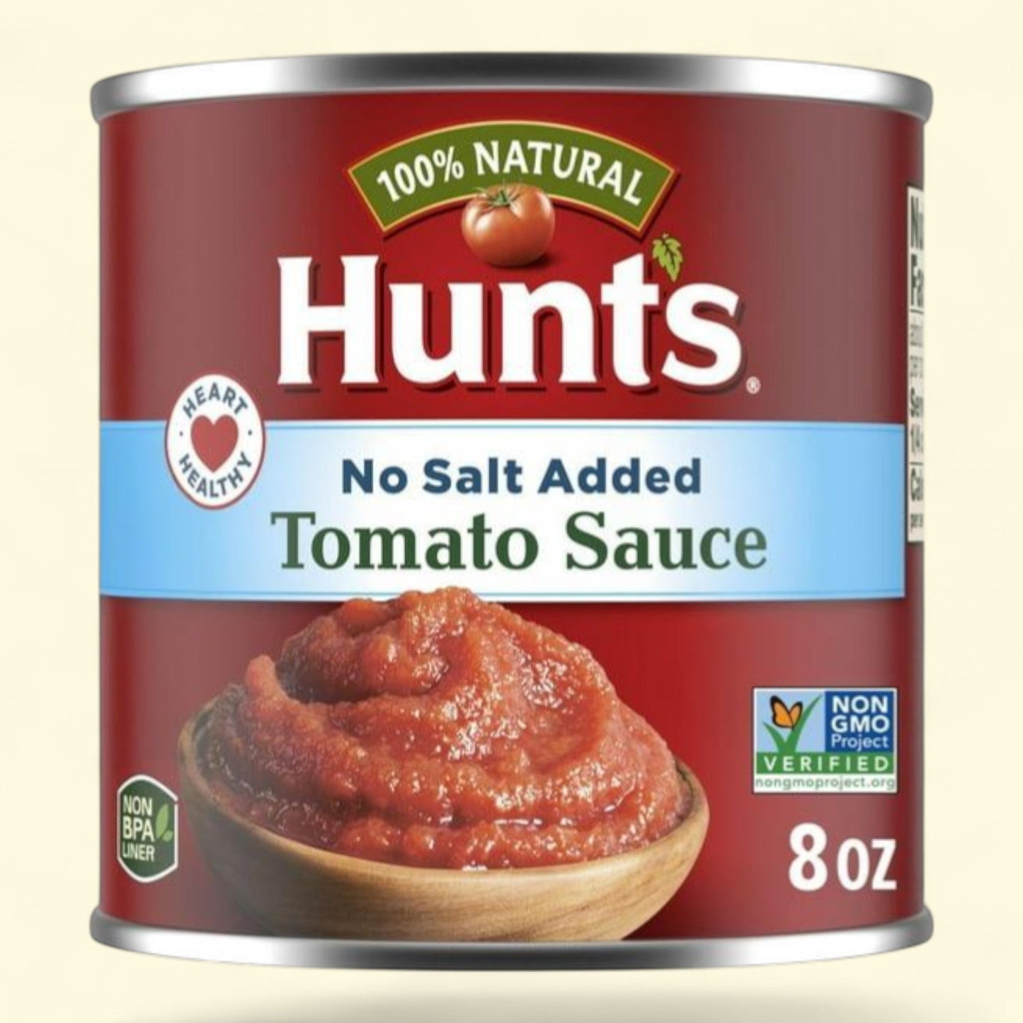 Hunt's No Salt Added Tomato Sauce, 8 oz Can — authentic US product shipped worldwide by Treatspree