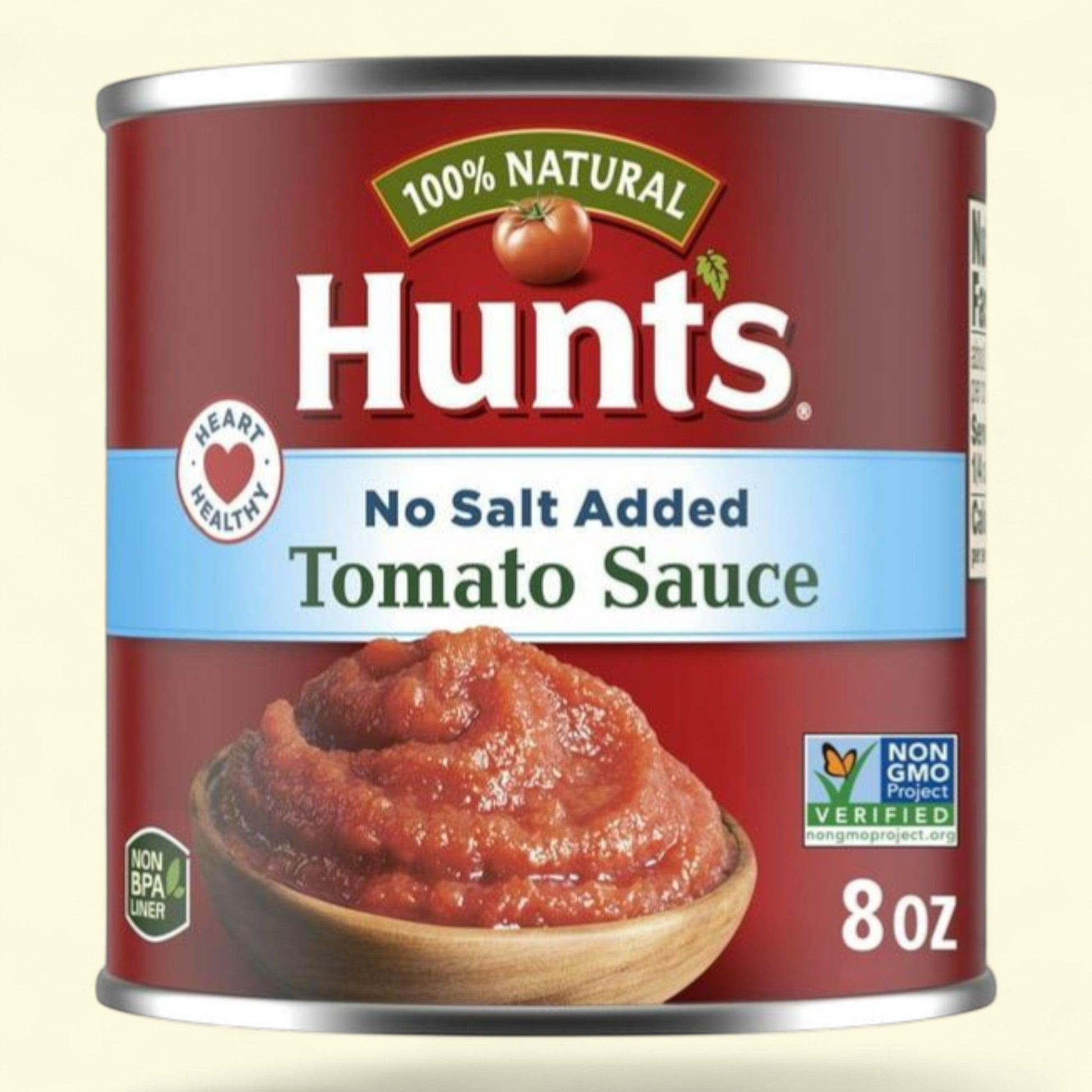 Hunt's No Salt Added Tomato Sauce, 8 oz Can — authentic US product shipped worldwide by Treatspree