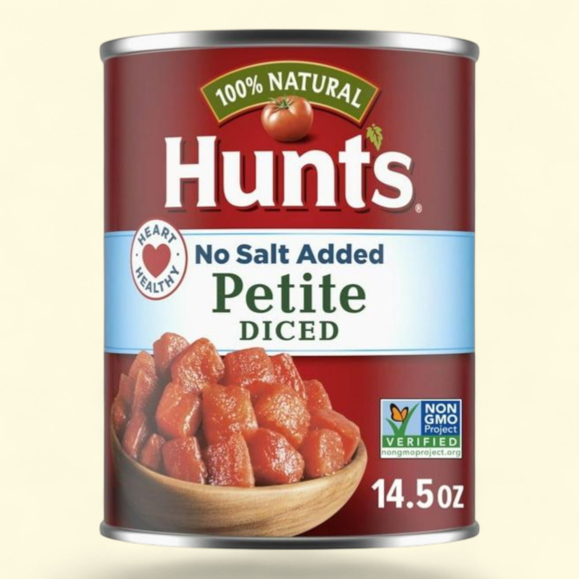 Hunt's No Salt Added Petite Diced Tomatoes, 14.5 oz Can — authentic US product shipped worldwide by Treatspree