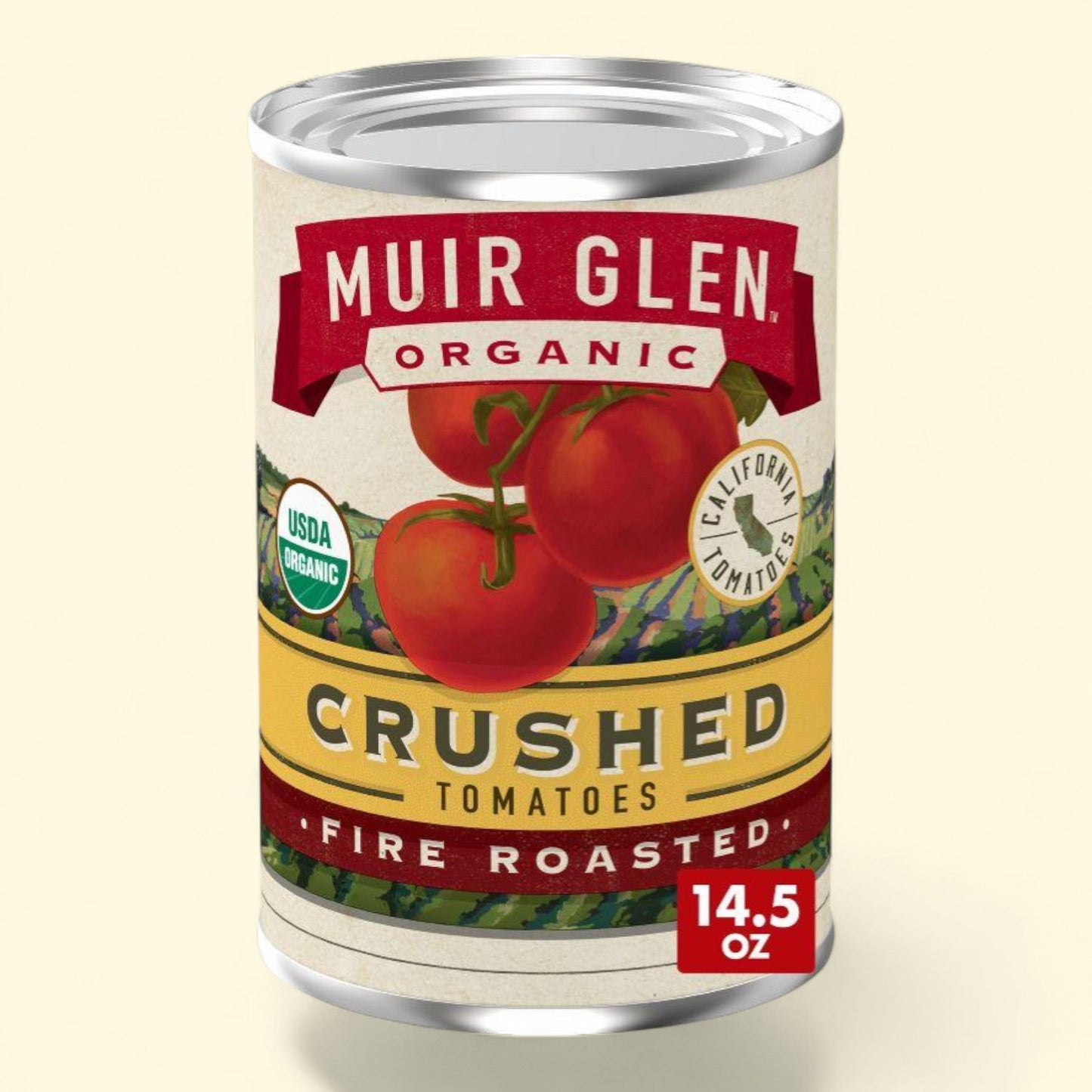 Muir Glen Organic Crushed Fire Roasted Tomatoes, 14.5oz — authentic US product shipped worldwide by Treatspree