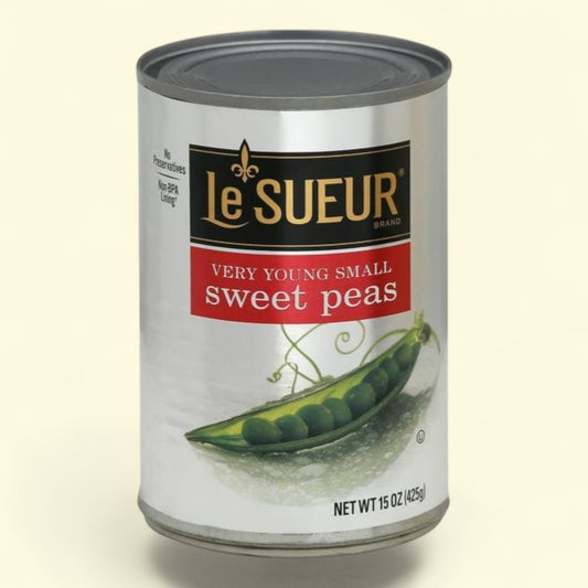 Le Sueur Small Sweet Peas, Whole Peas, 15 oz Can