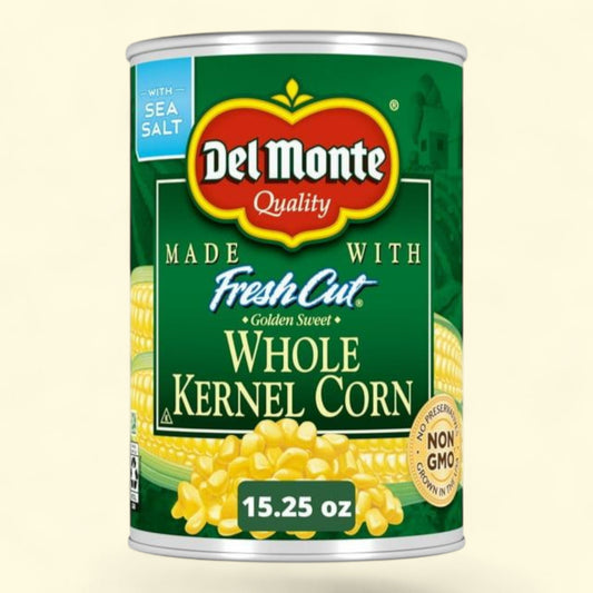 Del Monte Golden Sweet Whole Kernel Corn, 15.25 oz Can
