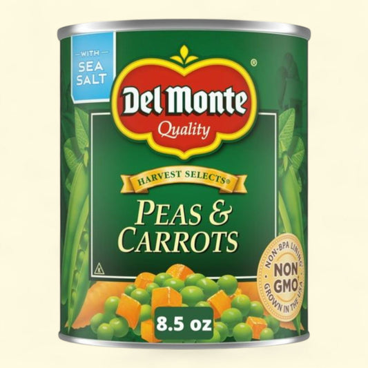 Del Monte Peas & Carrots, 8.5 oz Can