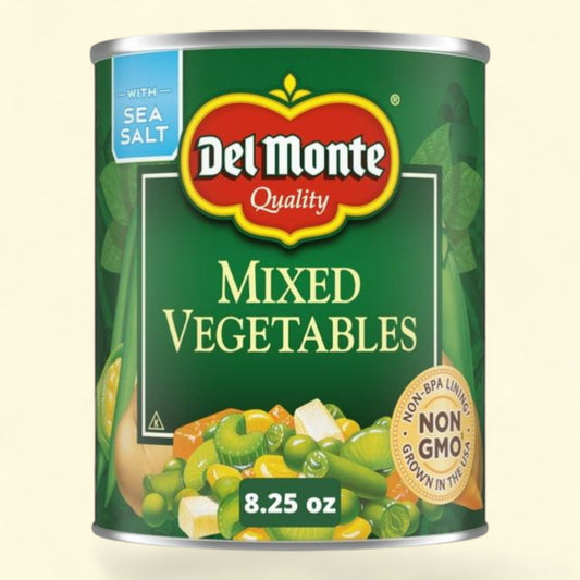 Del Monte Mixed Vegetables, 8.25 oz Can