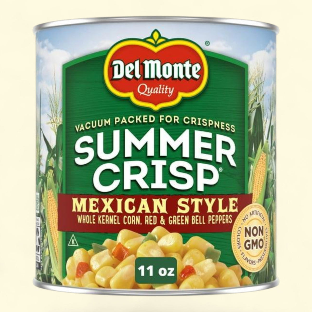 Del Monte Summer Crisp Mexican Style Corn 11 oz Can — authentic US product shipped worldwide by Treatspree