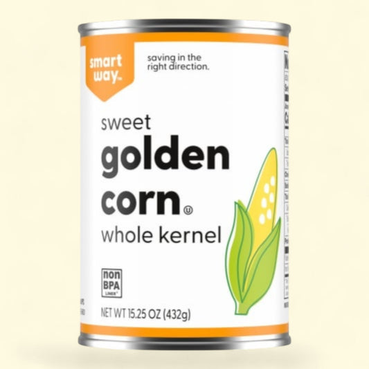Smart Way Whole Kernel Sweet Golden Corn, 15 oz