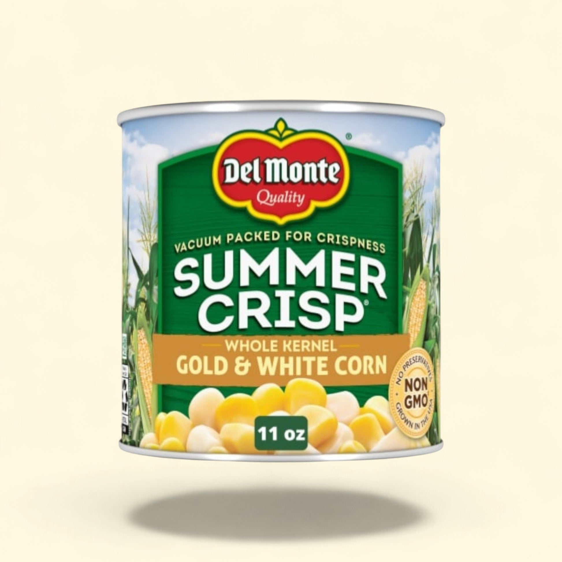 Del Monte Corn, Whole Kernel, Gold and White, 15 oz — authentic US product shipped worldwide by Treatspree