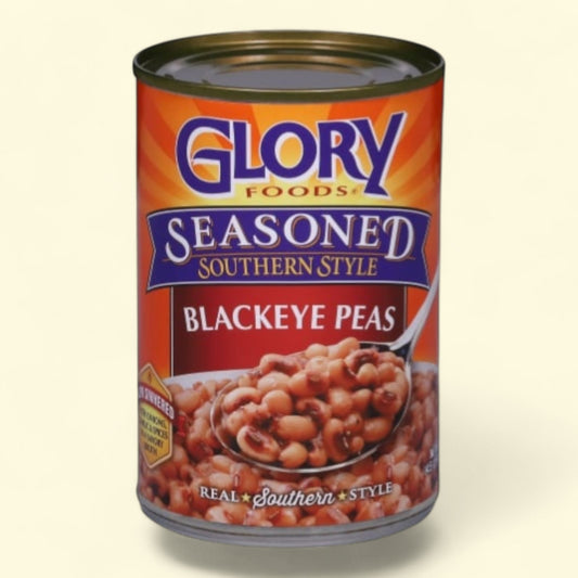 Glory Foods Seasoned Southern Style Blackeye Peas, 14.5 oz