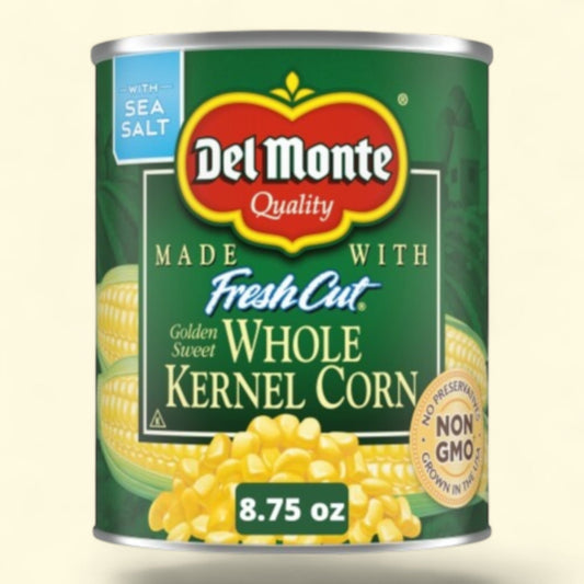 Del Monte Golden Sweet Whole Kernel Corn, Fresh Cut, 8.75 oz