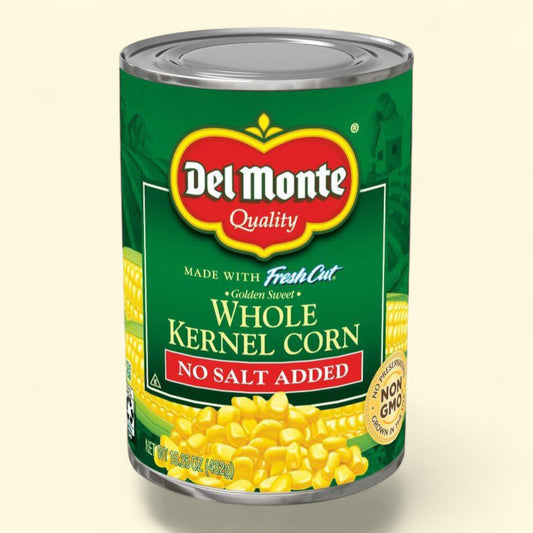 Del Monte No Salt Added Golden Sweet Whole Kernel Corn - 15.25oz
