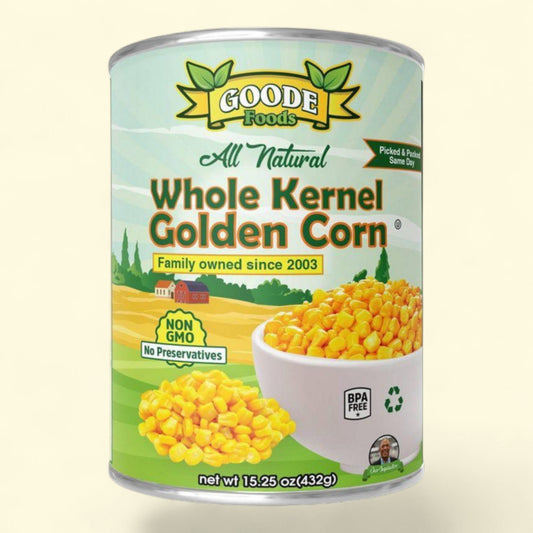 Goode Foods Whole Kernel Corn, 15.25oz