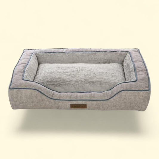 Vibrant Life Bolstered Bliss Dog Bed, Large, 36"x26"